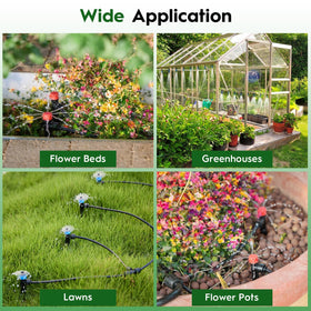 DFDNFF misting nozzles for garden cooling and humidity