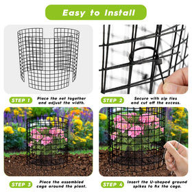 DFDNFF zip ties linking panels for an adjustable enclosure