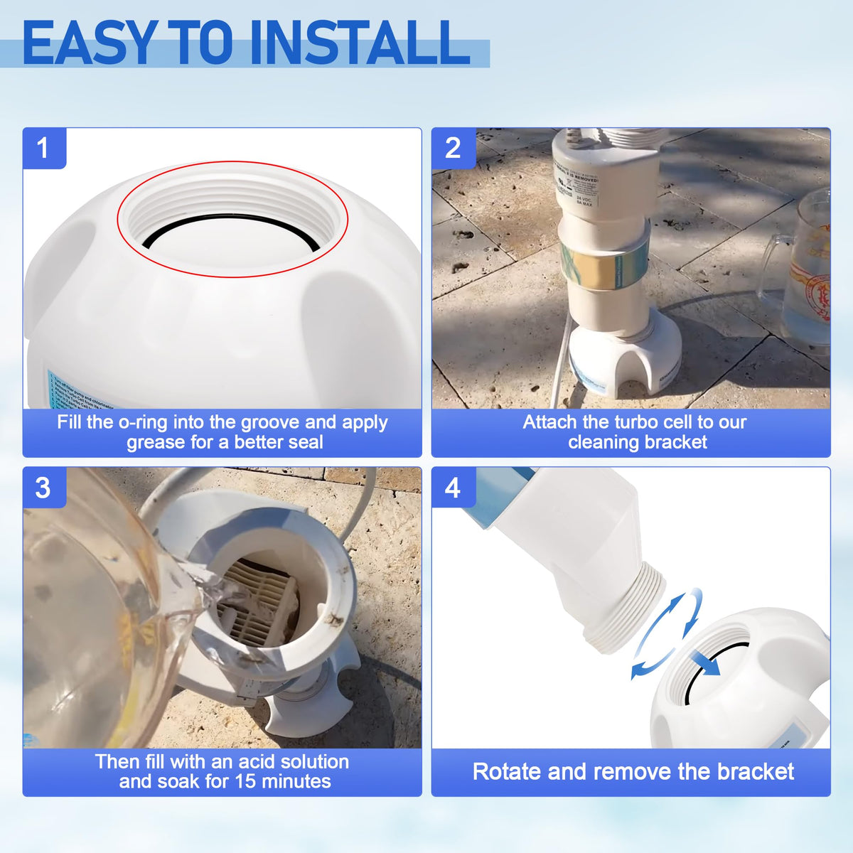 DFNIDY acid soak stand setup supports safe cleaning of cells.