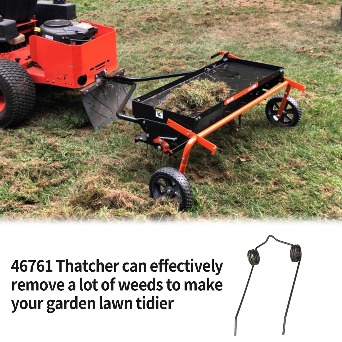 Dfnidy dethatcher spring tine 46761 dimensions, 7.08 by 4.09 by 2 inches.