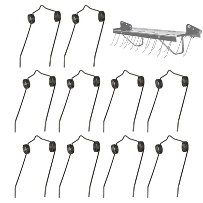 Dfnidy dethatcher spring tine 46761 front view, durable replacement part for easier lawn care.