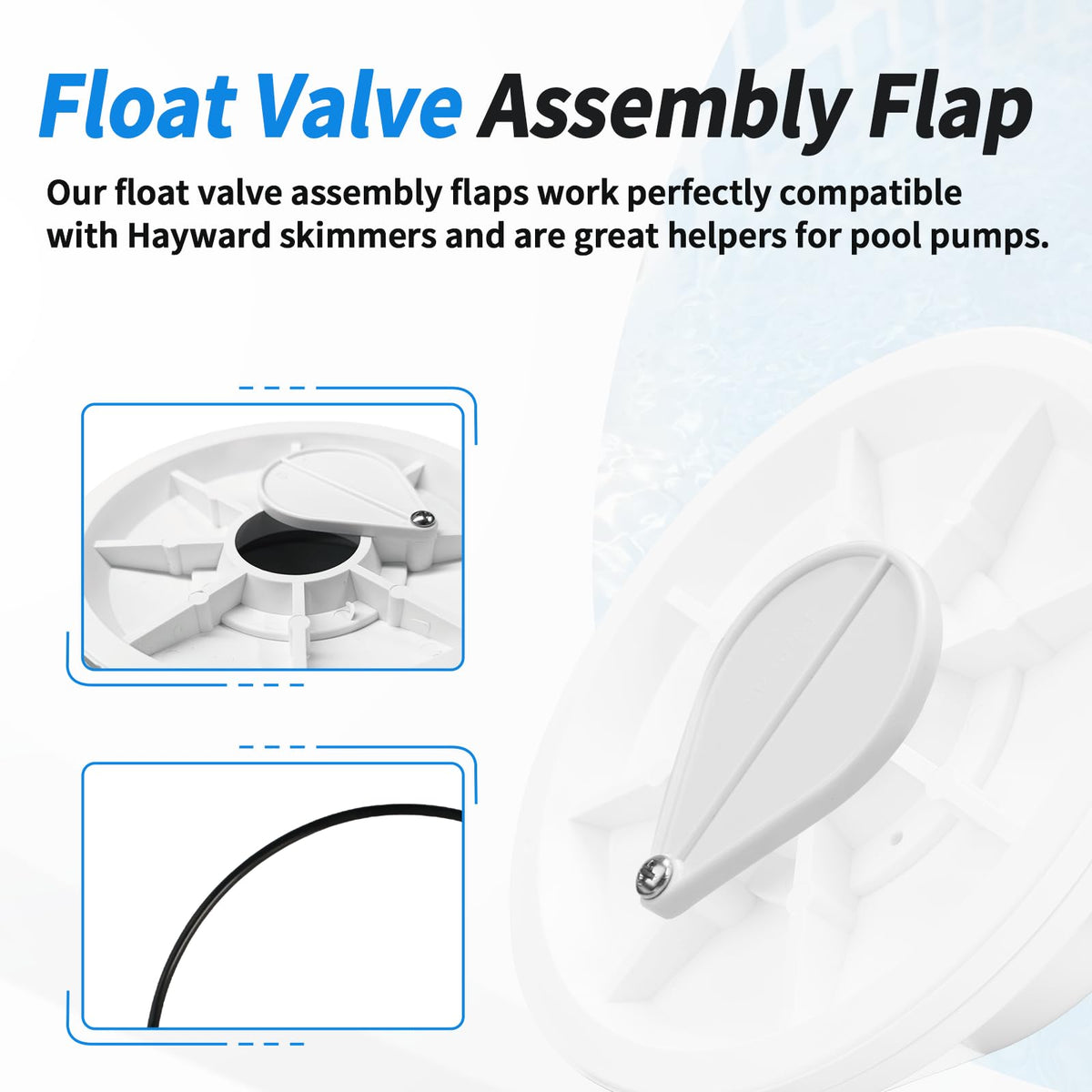 Dfnidy equalizer flap for Waterway 542-6200B supports reliable valve operation