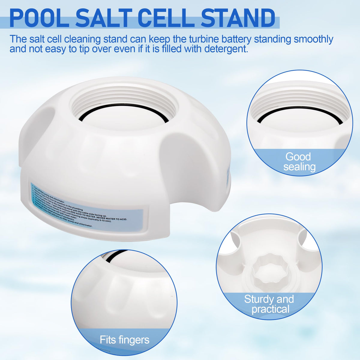 DFNIDY pool maintenance stand keeps gear ready for routine care.