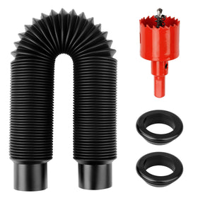 DFnidy rain barrel connector kit assembly showing a secure, drip-free joint.