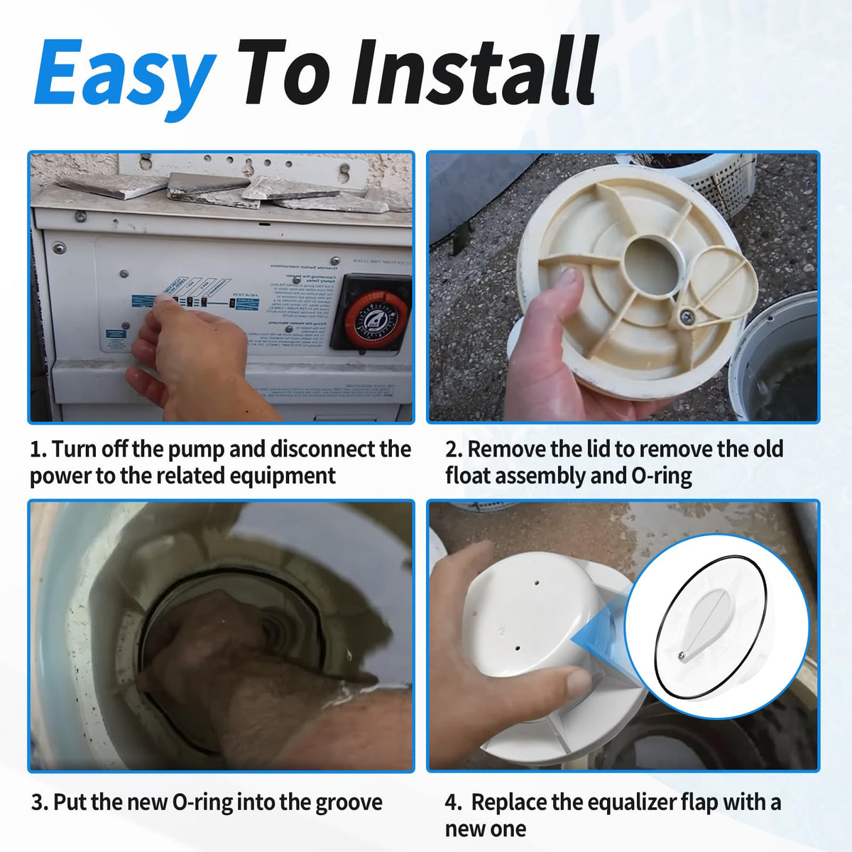 Dfnidy skimmer O-ring provides a dependable seal