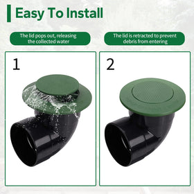 Dfnidy storm drain emitter example for lawn drainage.