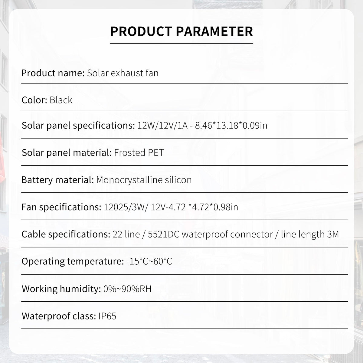 DFTIM monocrystalline panel closeup with IP65 waterproof protection.