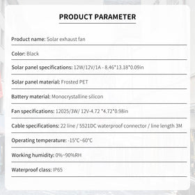 DFTIM monocrystalline panel closeup with IP65 waterproof protection.
