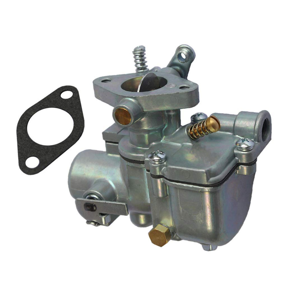 DFuerdivn 251234R91 carburetor for Cub tractor front view, ready for installation.