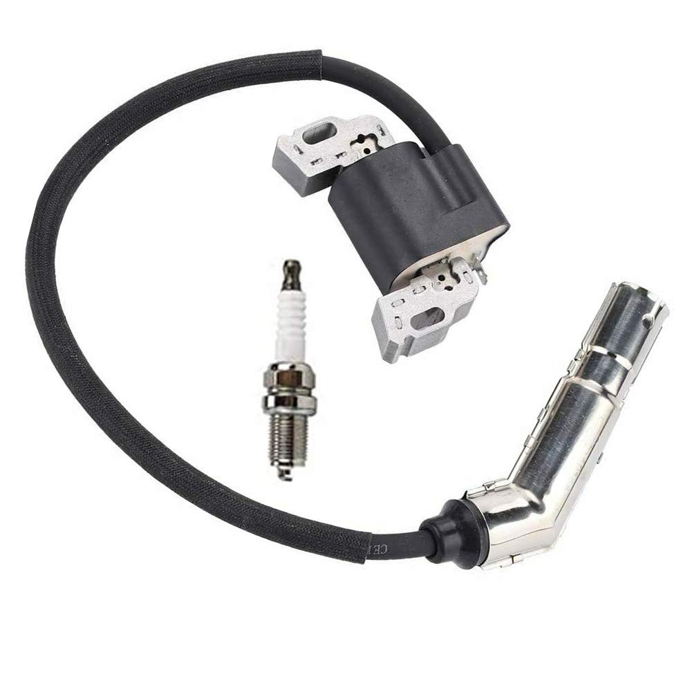 DFuerdivn 595304 ignition coil close-up for dependable mower starting.