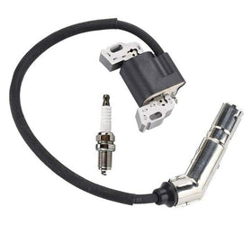 DFuerdivn 595304 ignition coil close-up for dependable mower starting.