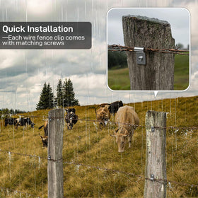 DfuGift complete fence installation kit saves time during setup.