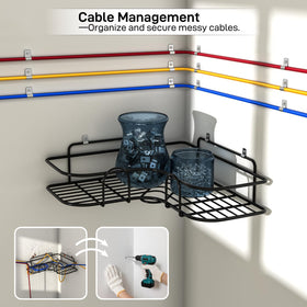 DfuGift multi-purpose wire clamps for organizing lights and cables outdoors.