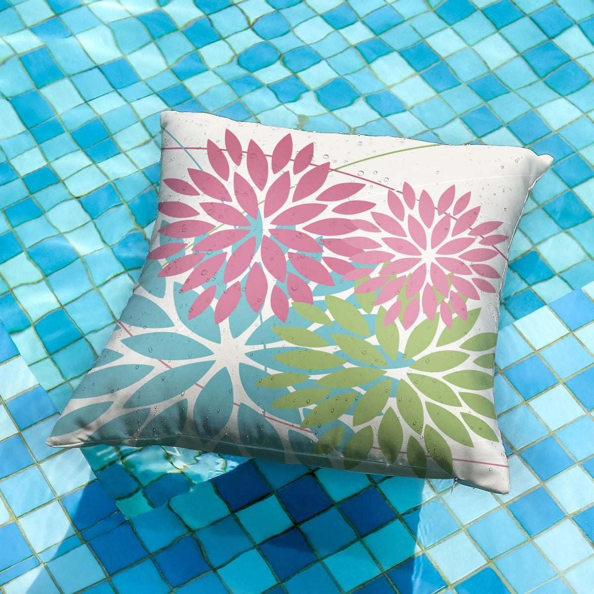 DFXSZ outdoor pillow cover with two-side print for versatile outdoor styling