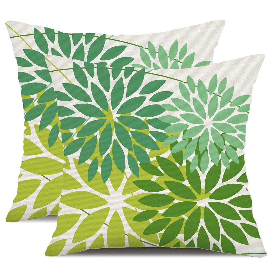 DFXSZ outdoor pillow covers 18x18 set of 2, waterproof for patio use