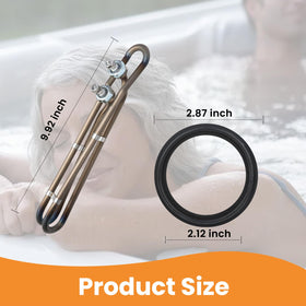 Dgqtrx titanium flo-thru core delivers durable, steady heat.