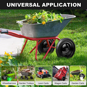DGSL 2-pack flat-free tire ideal for gardening and yard tasks