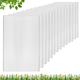 DGSL greenhouse panels outer view showing light transmission for plant growth