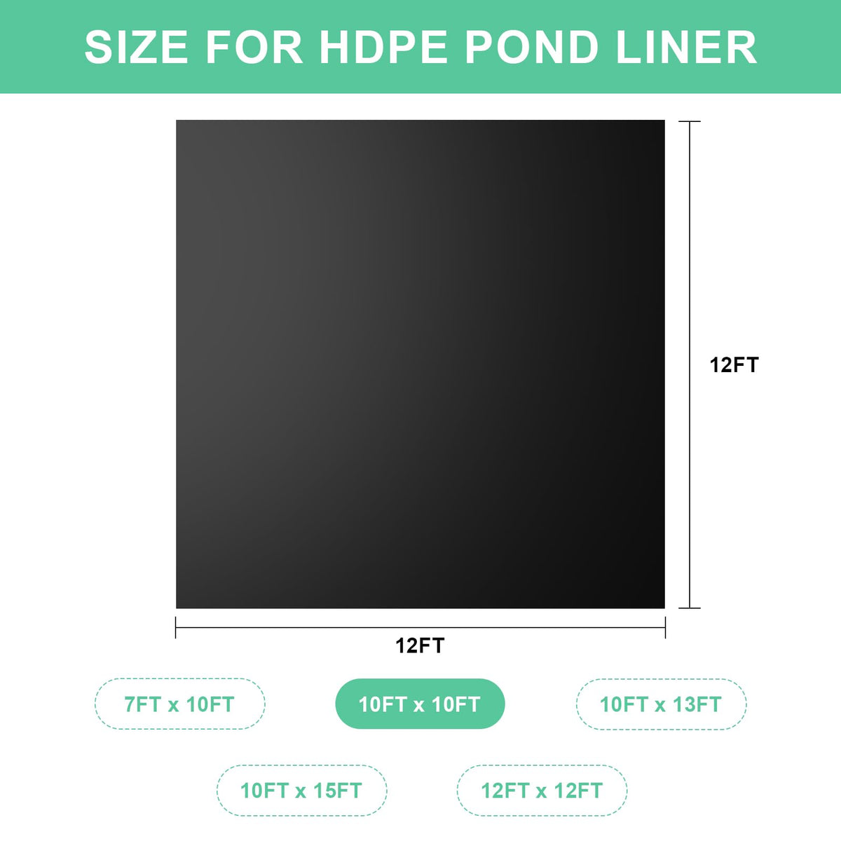 DGSL 20 mil thickness provides tear resistance and flexibility for backyard ponds.