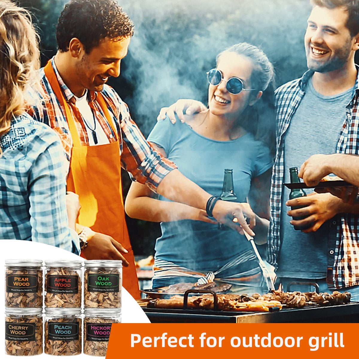 DGYJJZ pecan wood chips for rich, mellow smoke on roasts and poultry