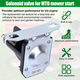 DH starter solenoid with 3-post slide connector enables secure electrical connections