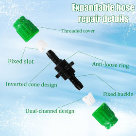 Dhieong male and female connectors for versatile repairs.