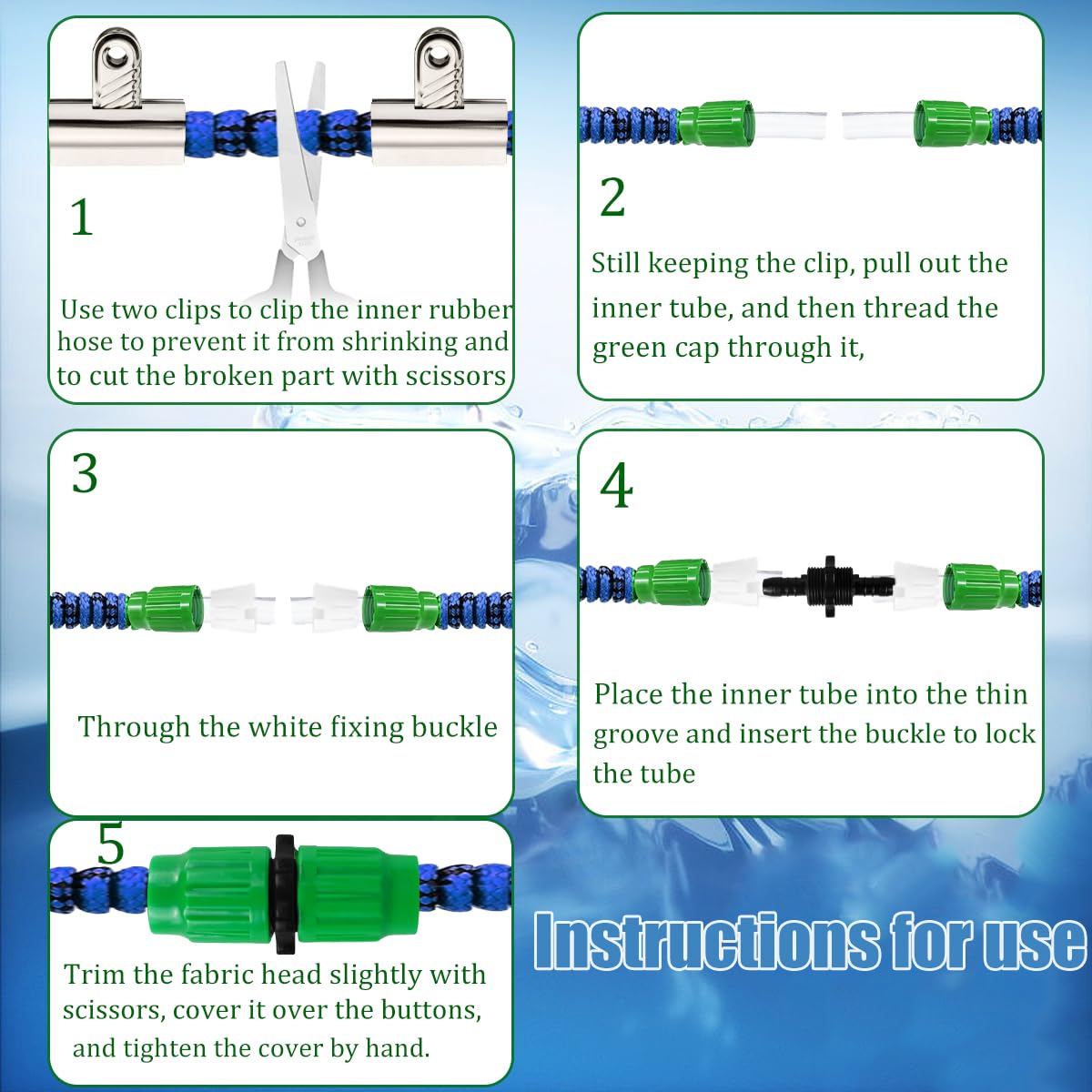 Dhieong secure locking mechanism prevents leaks and disconnections.