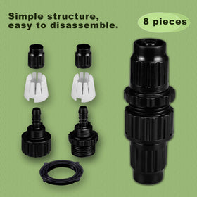 Dhieong thread-design ensures leak-proof connection with hand-tightening