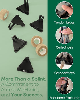 DHOEM adhesive tape rolls included for quick, secure splinting.