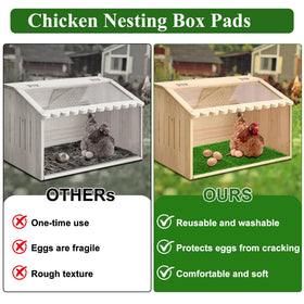 DI QIU REN nesting pad multi-use for chickens, rabbits, and small pets.