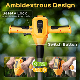 DIAINSKY 21V battery and charger power efficient and portable weeding.
