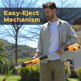 DIAINSKY detachable handle simplifies storage and transport after use.
