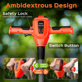 DIAINSKY easy-eject mechanism keeps hands clean during weed removal