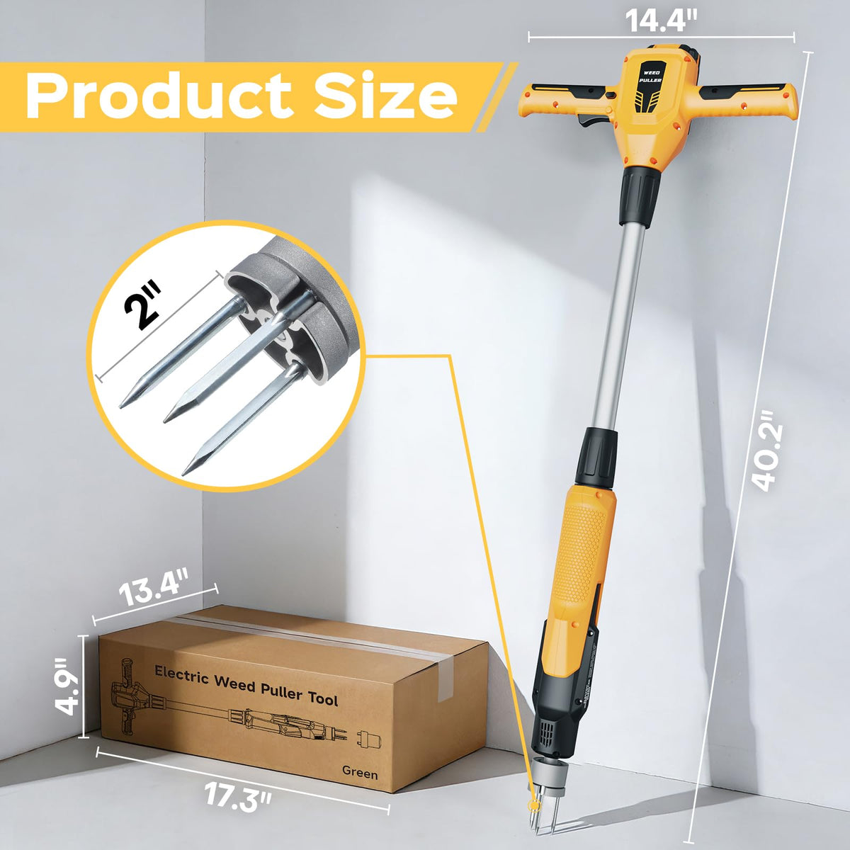 DIAINSKY lightweight tool at 3.8 lb bare or 4.7 lb with battery.