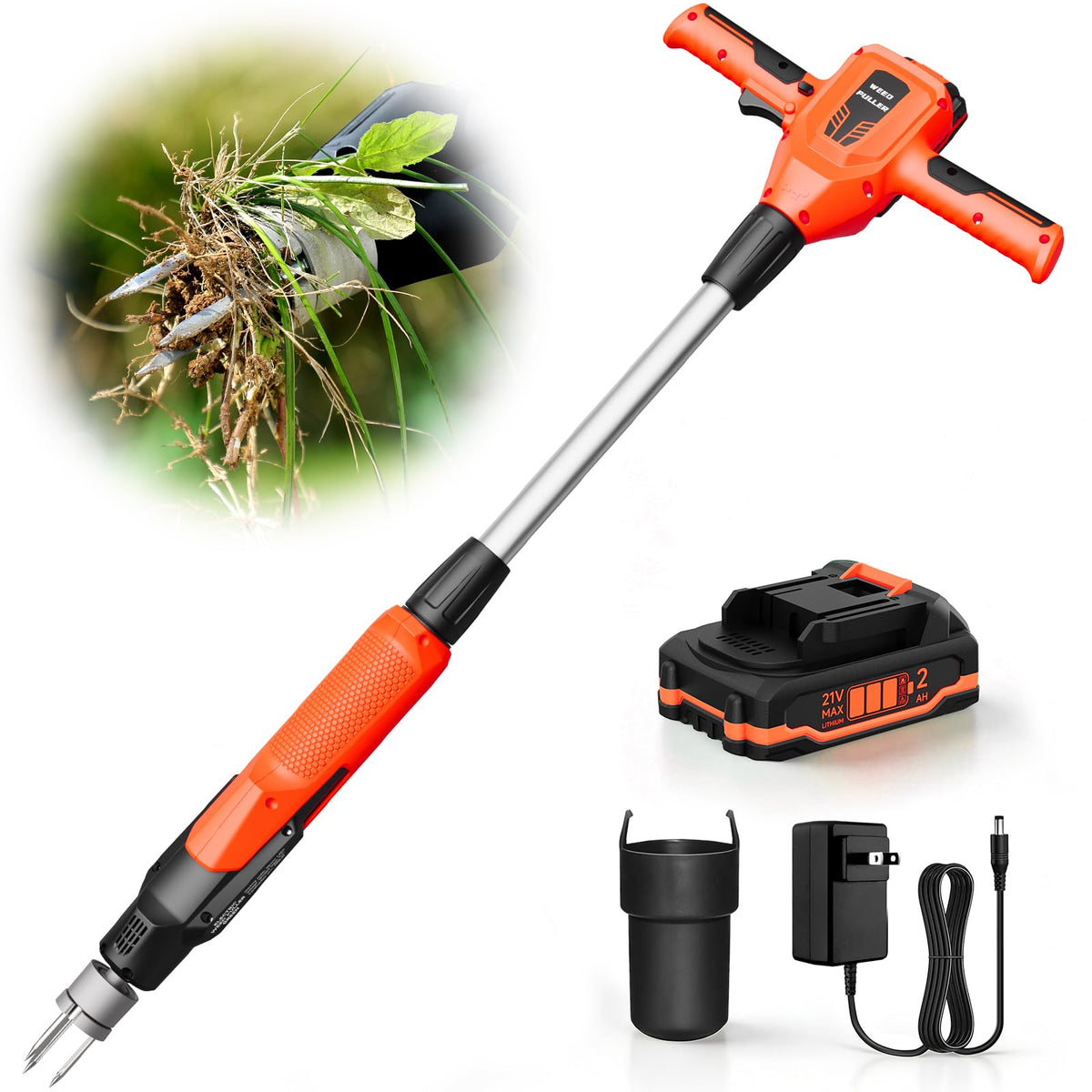 DIAINSKY weed puller standing operation for back-friendly lawn weeding