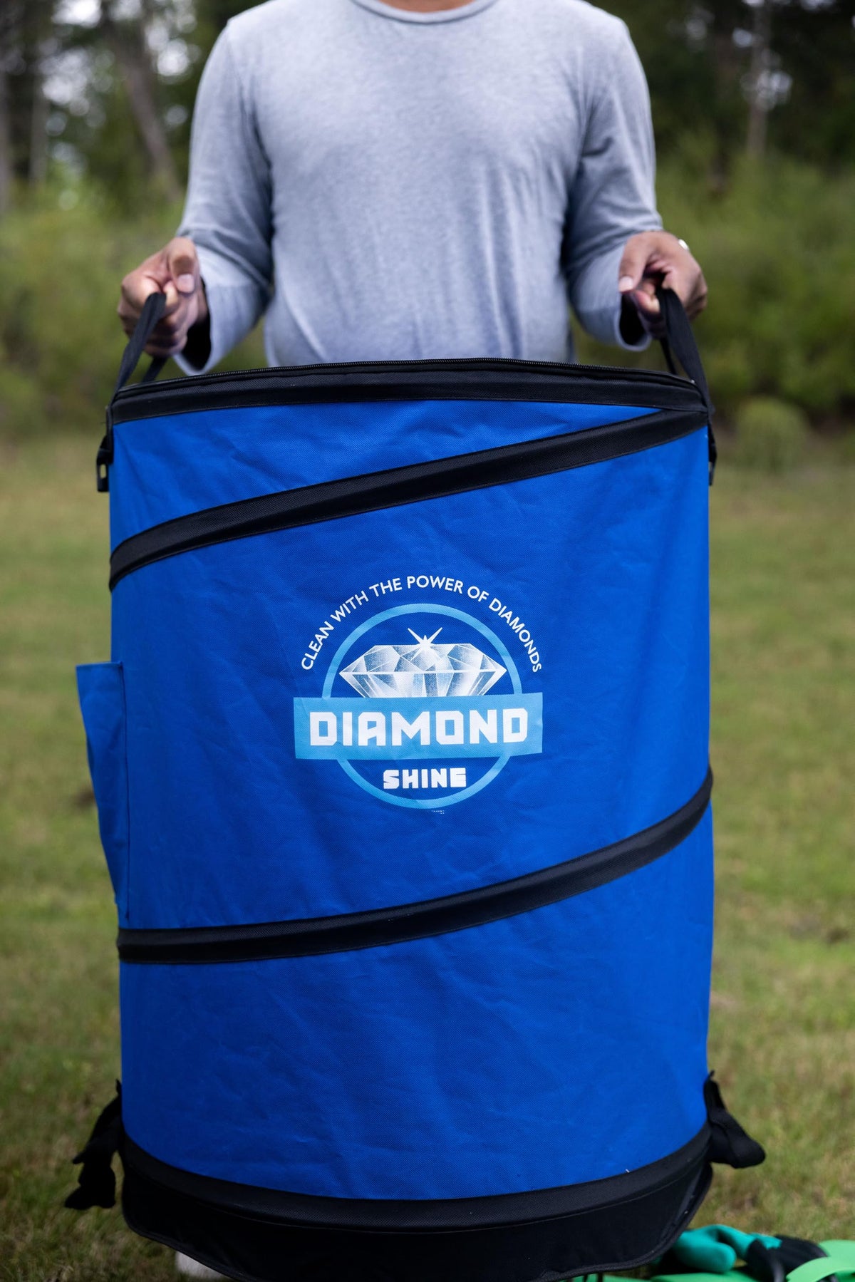 Diamond Shine bag designed for outdoor use on lawns.