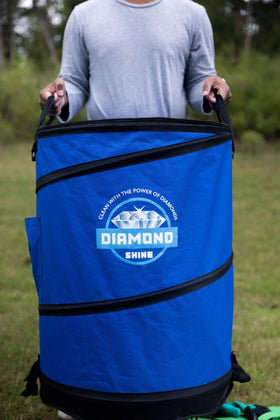Diamond Shine bag designed for outdoor use on lawns.