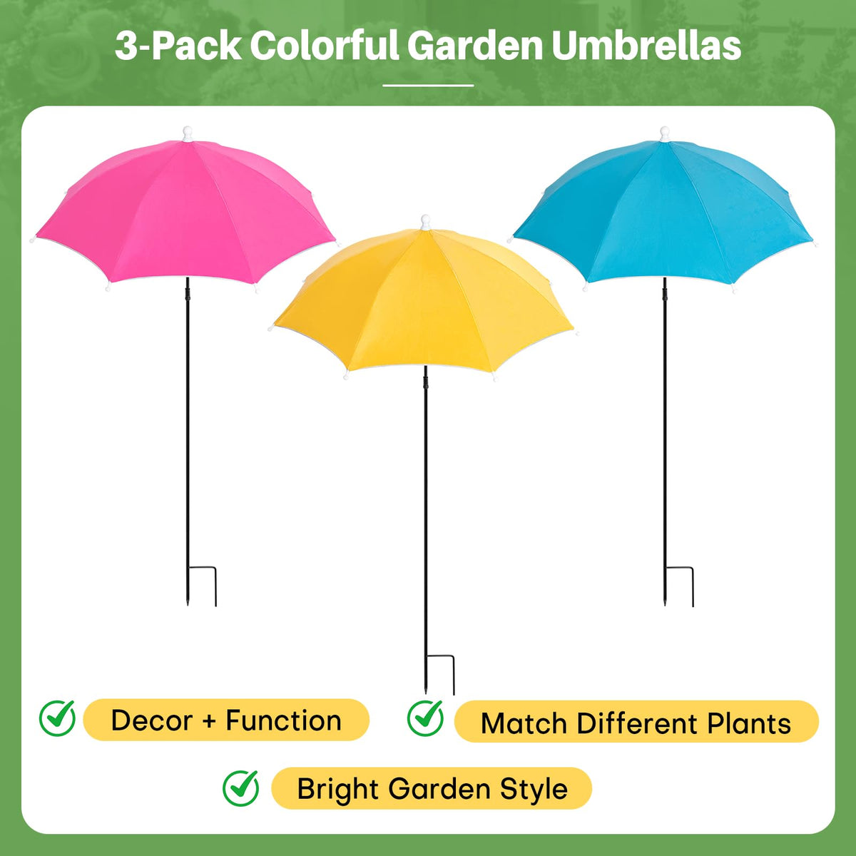 DIANlOVS rain-protection layer helps flowers withstand heavy rain.