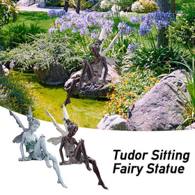 Dianreno resin angel statue ships safely thanks to strong packaging.