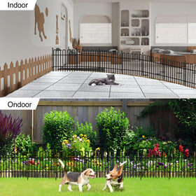 DIAOZAIT outdoor yard patio fence creates safe spaces for pets.