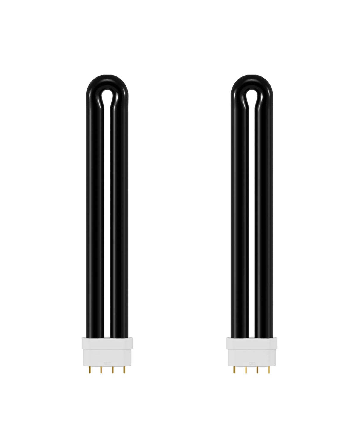 Dichroma 24W B24B black light bulb; two-pack ready for immediate use.
