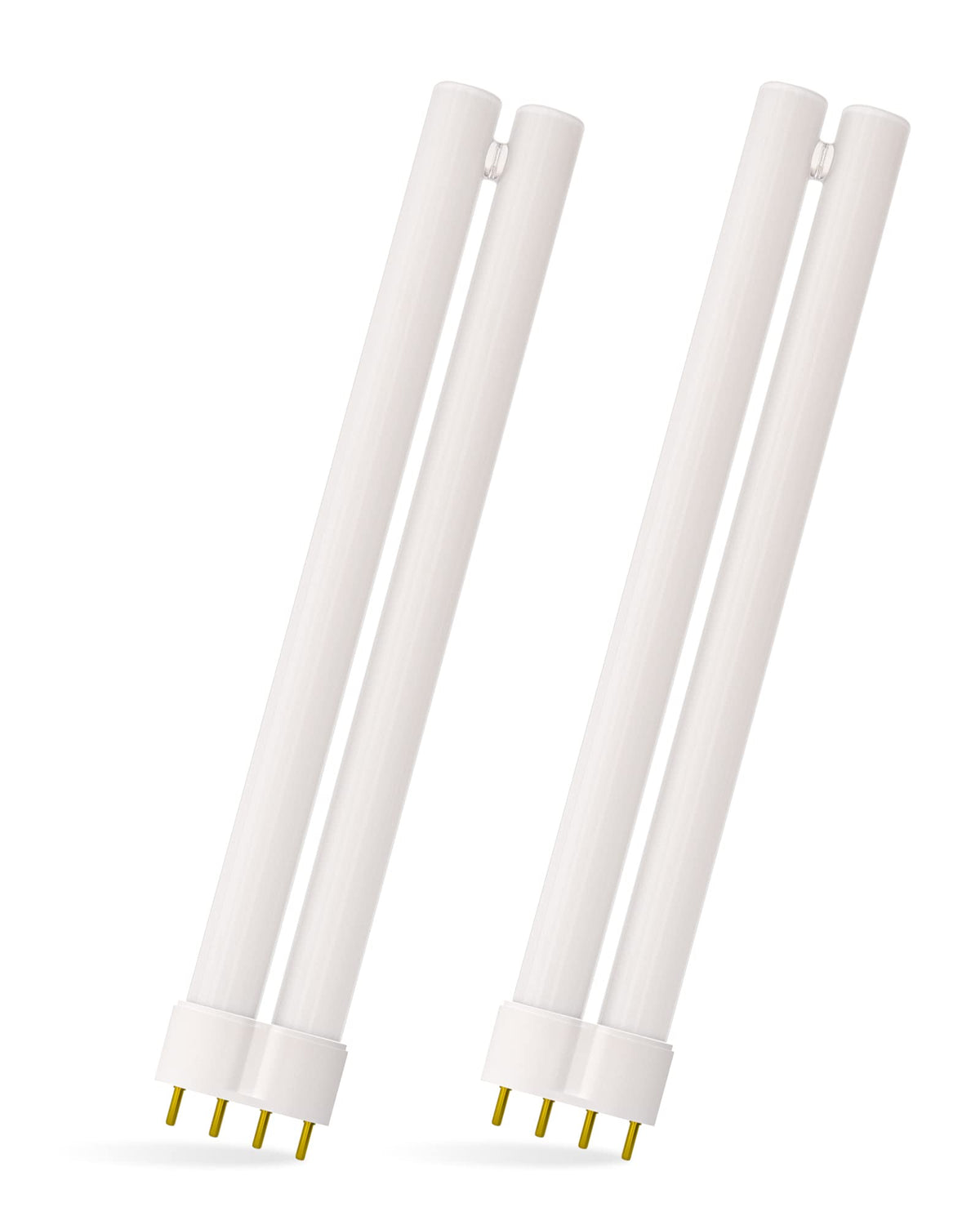 Dichroma 24W H-shaped bulb front view, easy replacement for compatible bug zappers.