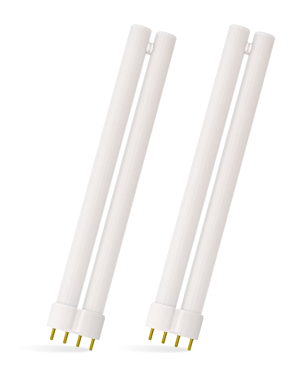 Dichroma 24W H-shaped bulb front view, easy replacement for compatible bug zappers.