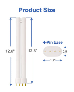 Dichroma 4-pin base visual showing common connector for simple swaps.