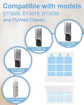 Dichroma Dynatrap glue card pack 02 shown for easy replacement and pest capture.