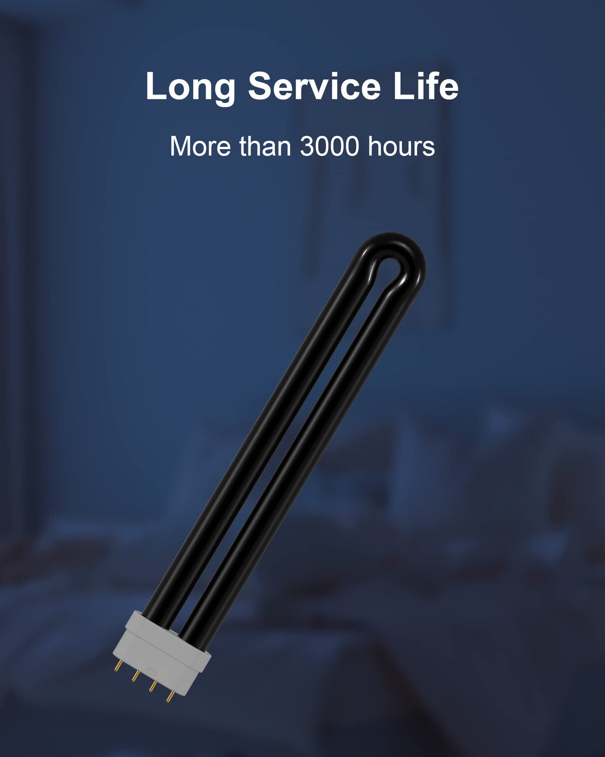 Long-lasting 3,000+ hours per bulb for extended outdoor use.