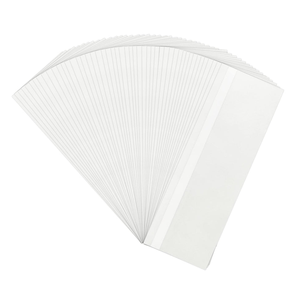 Dichroma window fly traps indoors, clear 50-pack captures flies by window without residue.