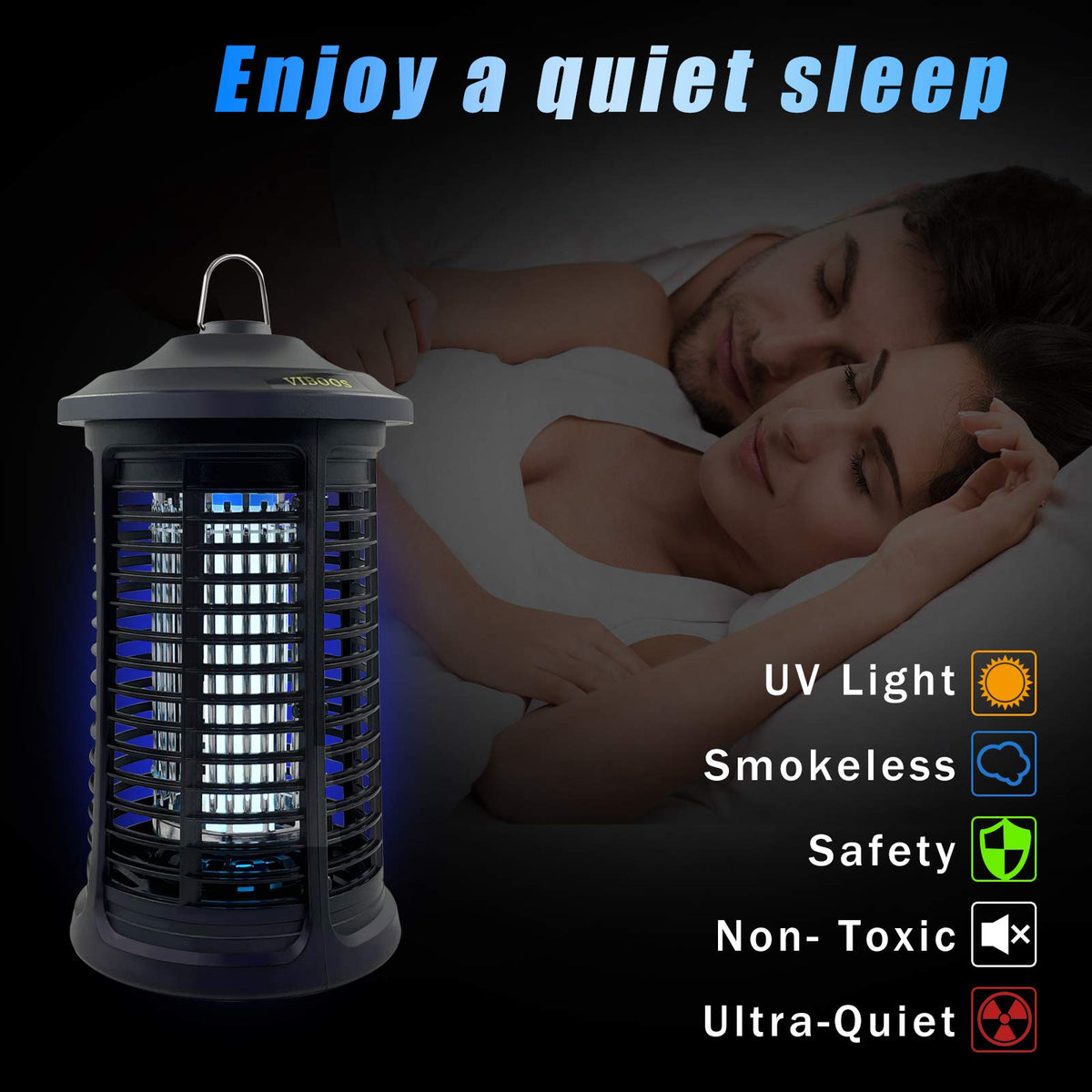 Dickinda 15W UV lamp replacement improves insect attraction