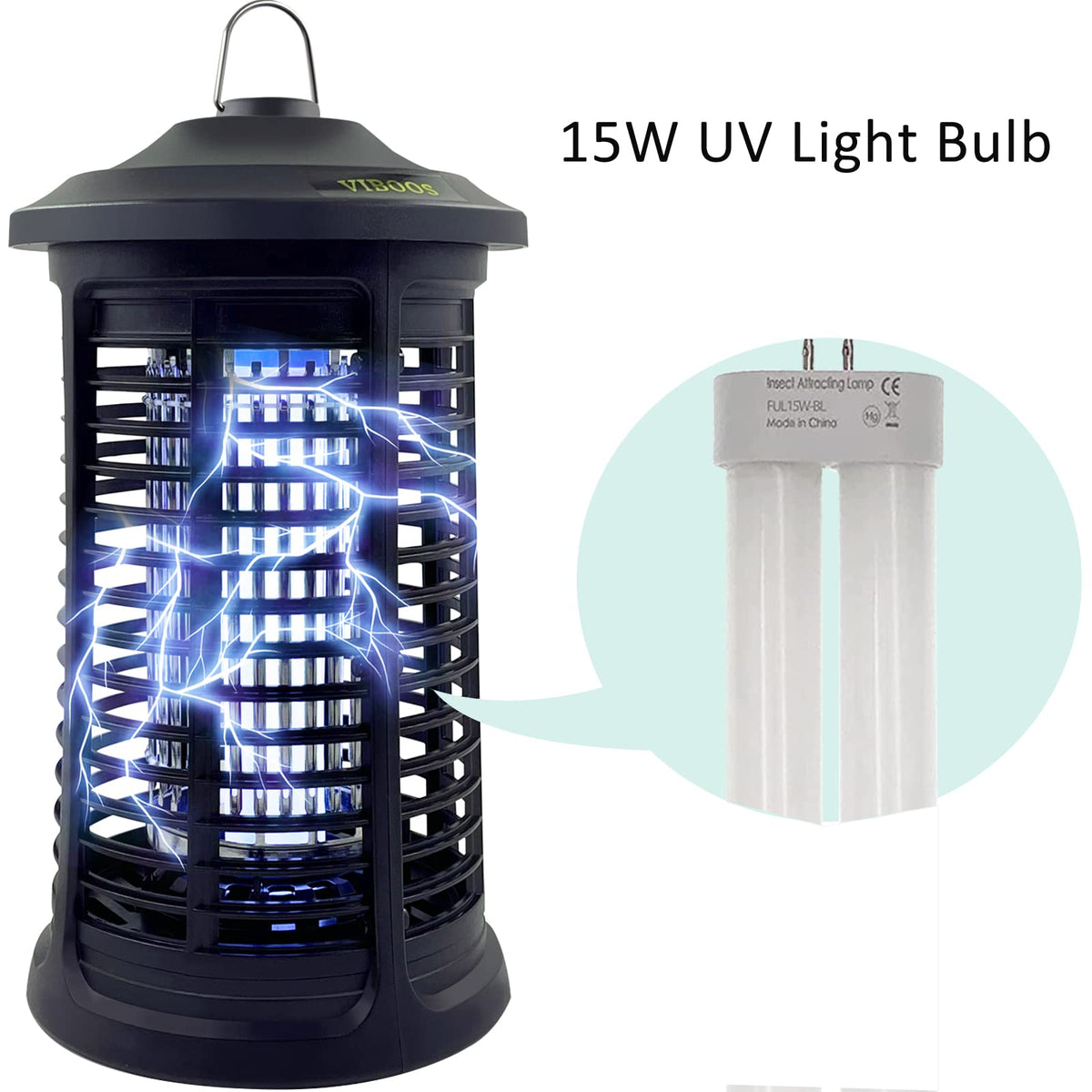 Dickinda 4-pin base bulb compatible with most indoor/outdoor insect traps