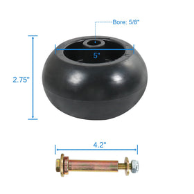 DICMIC wheel kit on Toro Grounds Master; supports precise deck leveling and cuts.